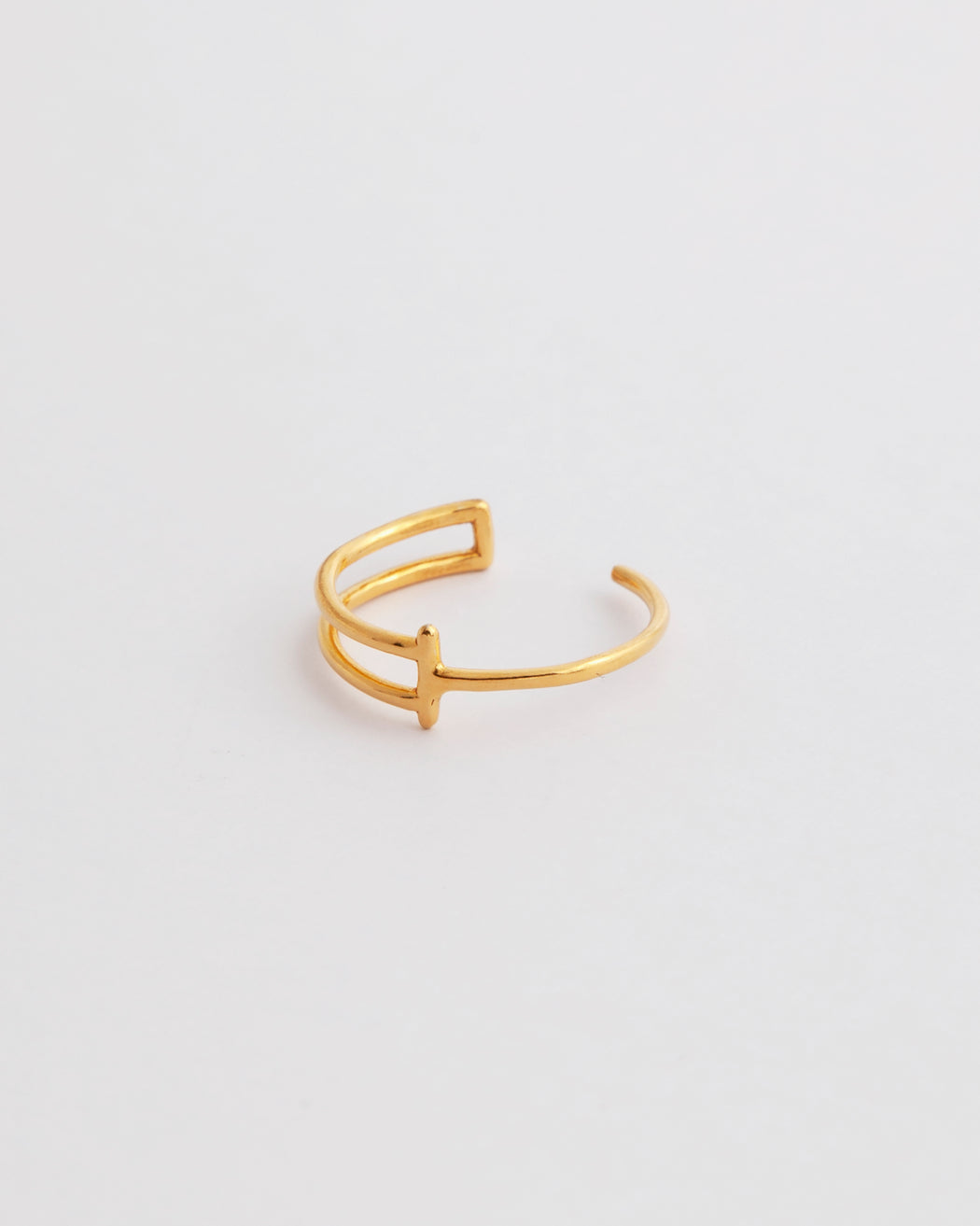 Bague Manoé Véga en argent doré