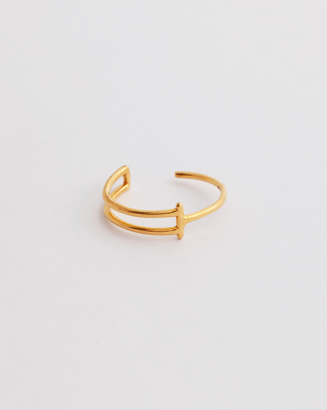 Bague Manoé Véga en argent doré