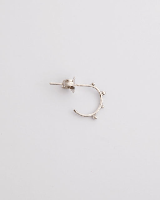 Boucle d'oreille Manoé Deneb en argent 925 rhodié
