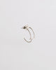 Boucle d'oreille Manoé Véga en argent 925 rhodié