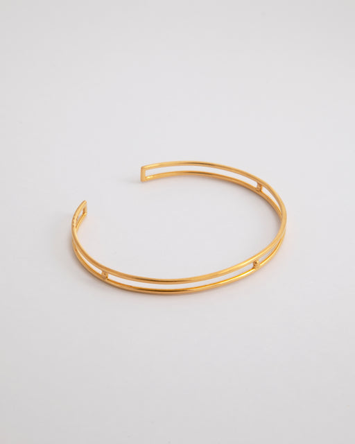 Bracelet Manoé Alhéna en argent doré