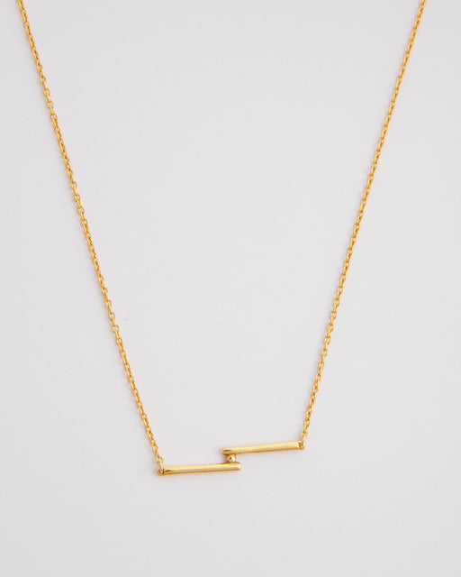 Collier Manoé Alhéna en argent doré